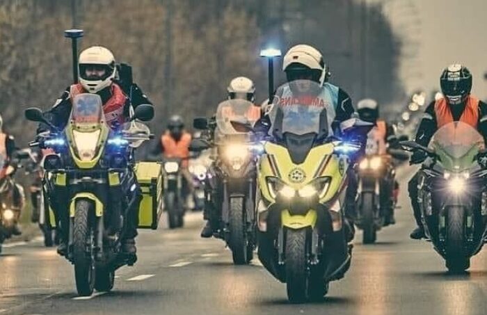 Świeć Przykładem Nocą - parada motocyklowa